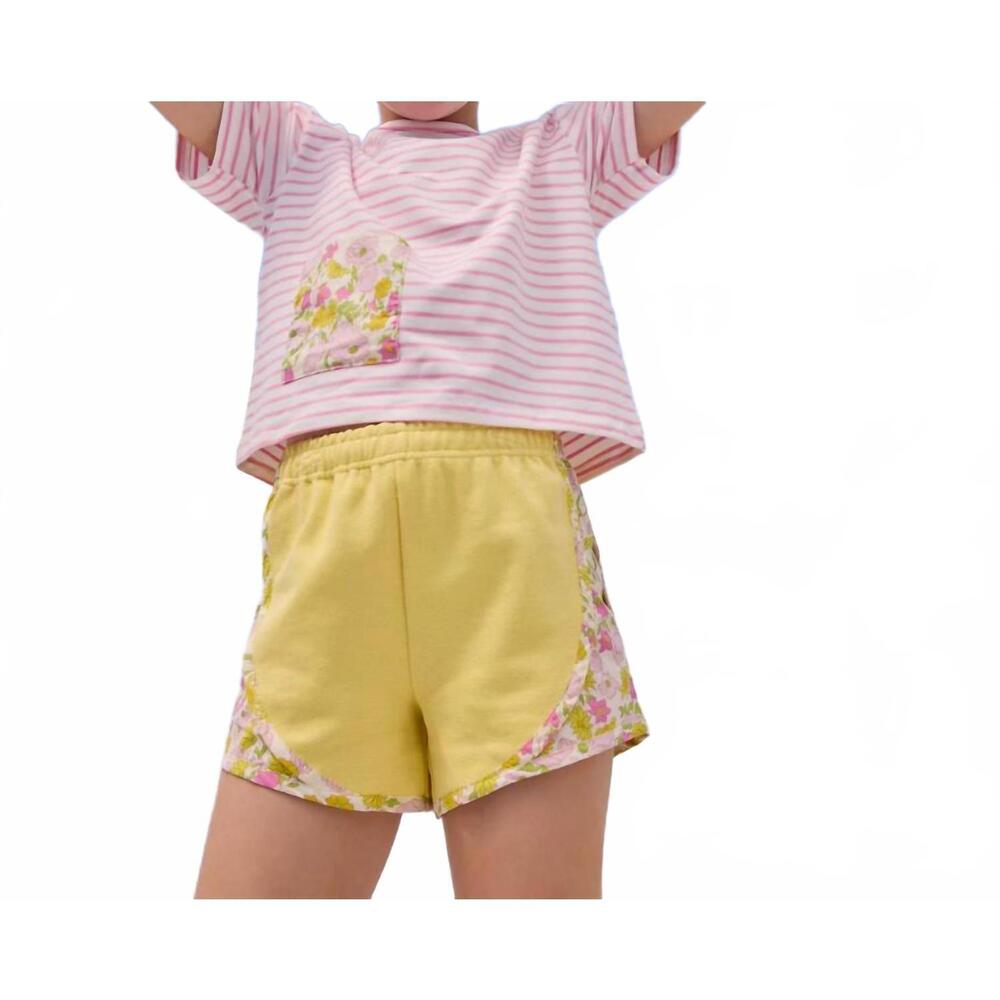 NEW BISBY boxy pull over tee in bedford buttercup